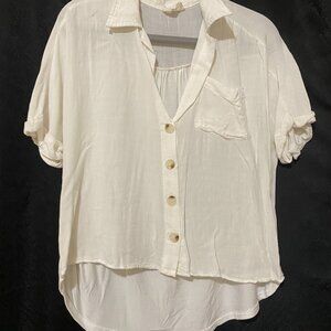 White collared shirt